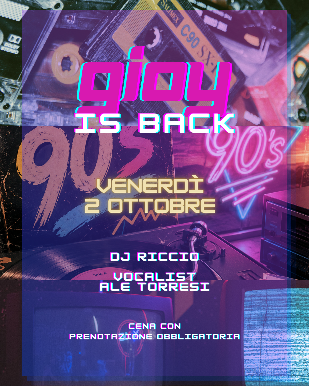 ✨GIOY - Venerdì 2 ottobre✨